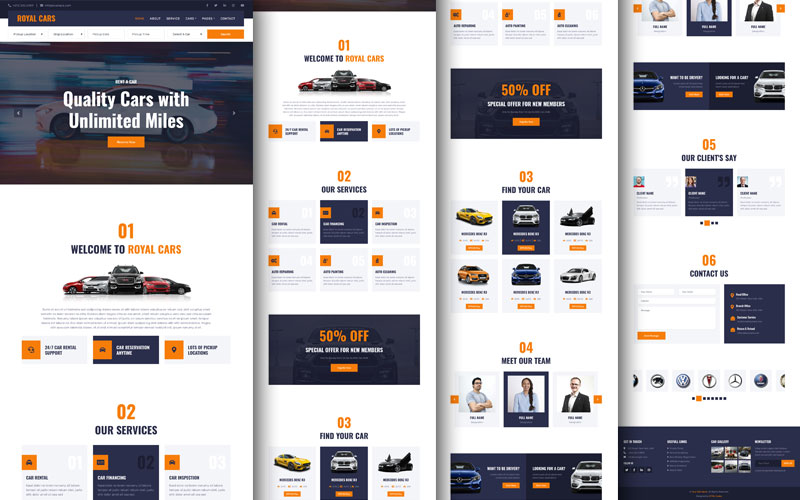car-rental-html-template
