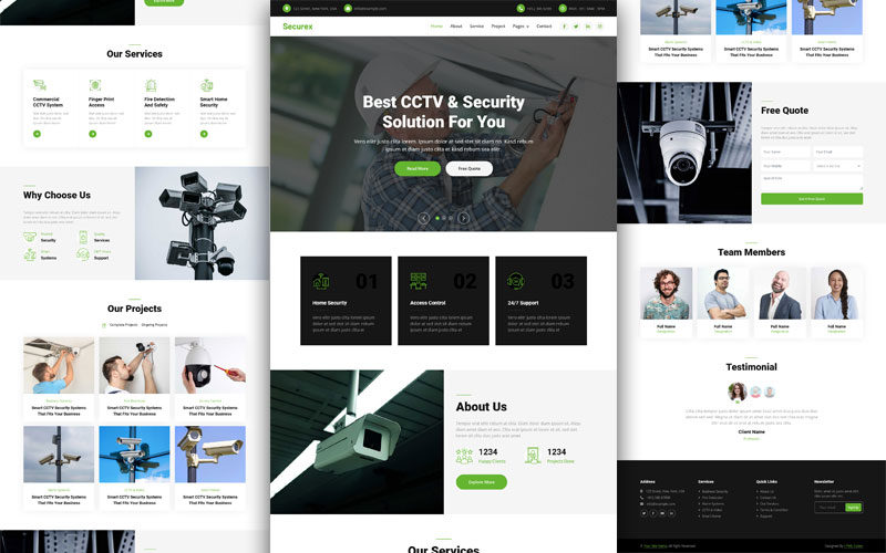 cctv-camera-website-template