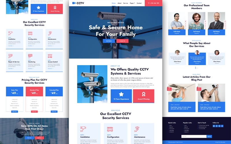 cctv-website-template