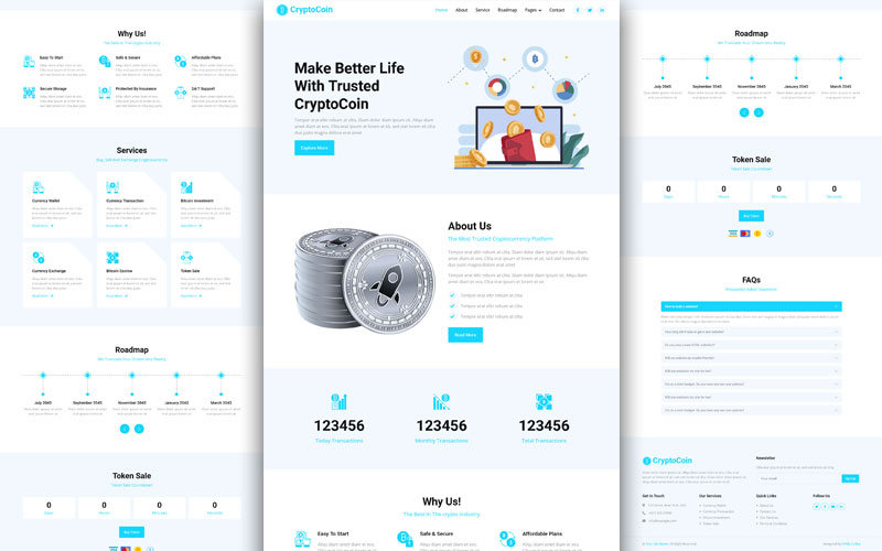 free-cryptocurrency-website-template