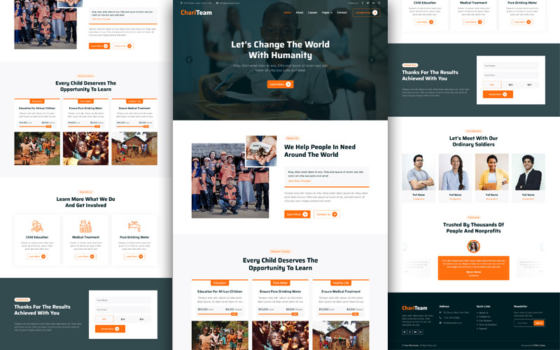 free-nonprofit-website-template