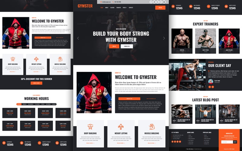 gym-html-template
