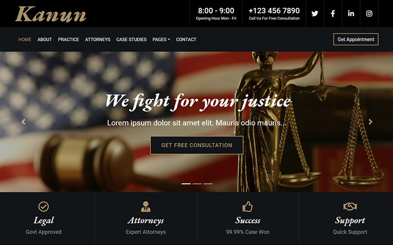 law-firm-website-template