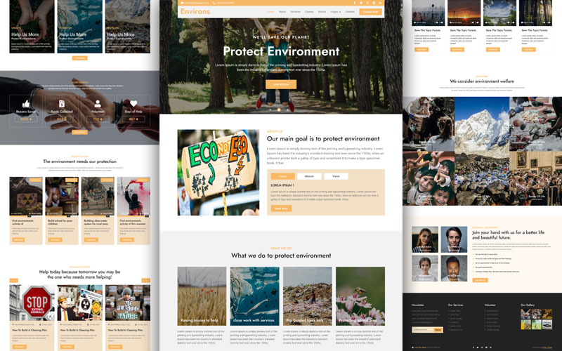nature-website-template