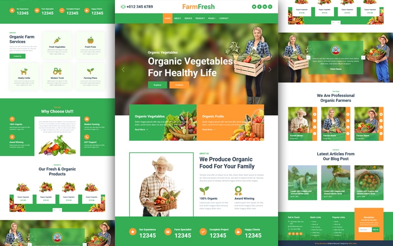 organic-farm-website-template