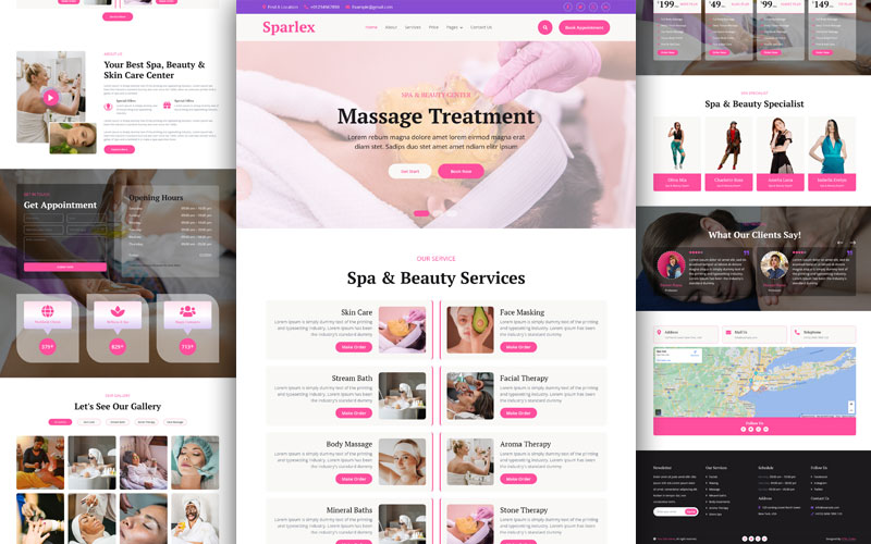 spa-website-template