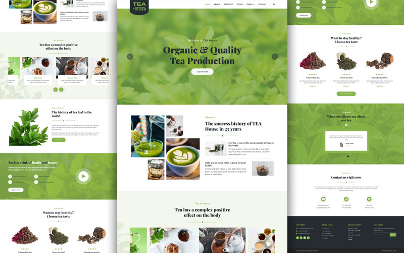 tea-shop-website-template